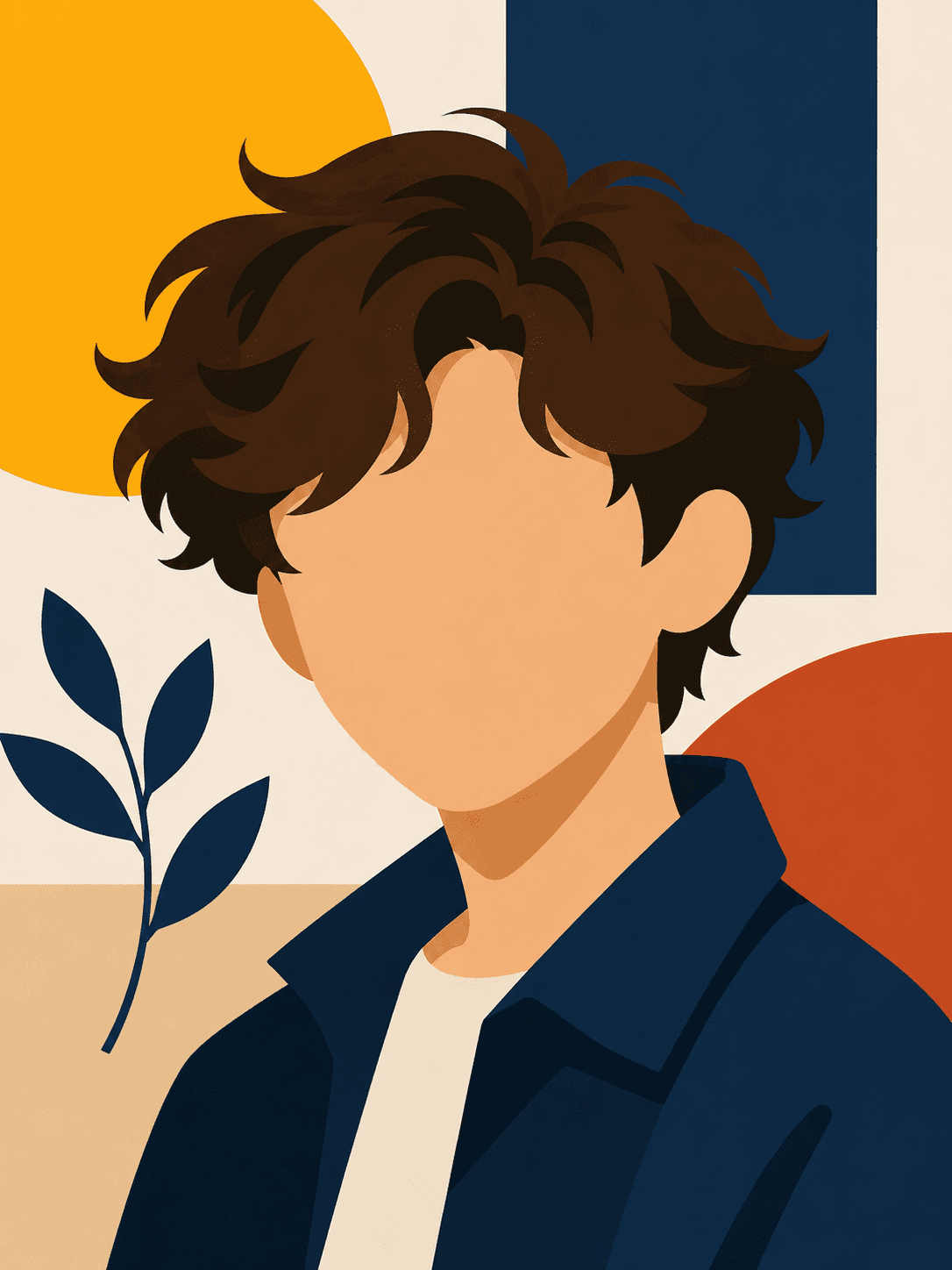Faceless Vector Portrait