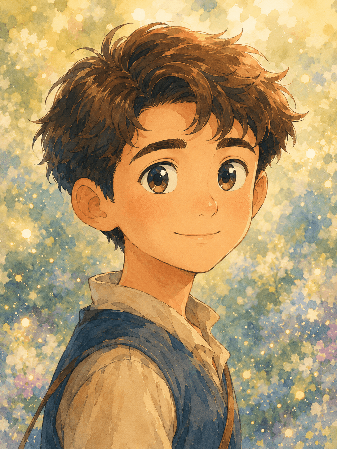 Hand-painted Anime